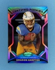 2025 Panini Certified Football Mirror Pink Omarion Hampton #CRK-OHN