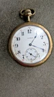 Antique Vintage Illinois Watch Co. Pocket Watch  47 m/m, 17j, gold filled