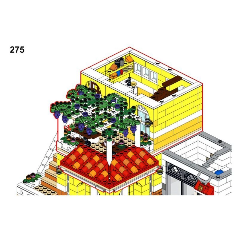 MOC-85678 Modular La Locanda Italian Restaurant With Room 2345 Pieces+ New - Image 2 of 4