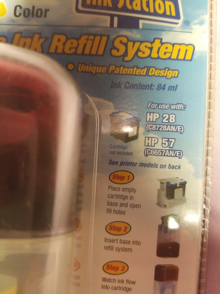 Easy Ink Refill System from Ink Station Tri Color Refill HP 28 / 57 Cartridges - Image 2 of 4