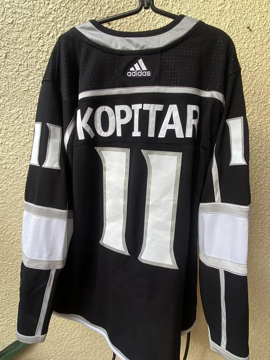 NHL ADIDAS LOS ANGELES KINGS ANZE KOPITAR #11 HOCKEY JERSEY W/FIGHT STRAP  SZ 54