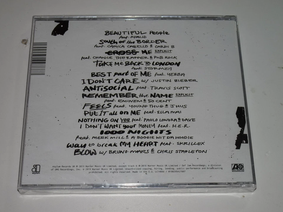 Ed Sheeran:  No.6 Collaborations Project   NEW SEALED CD Foto 3 de 3