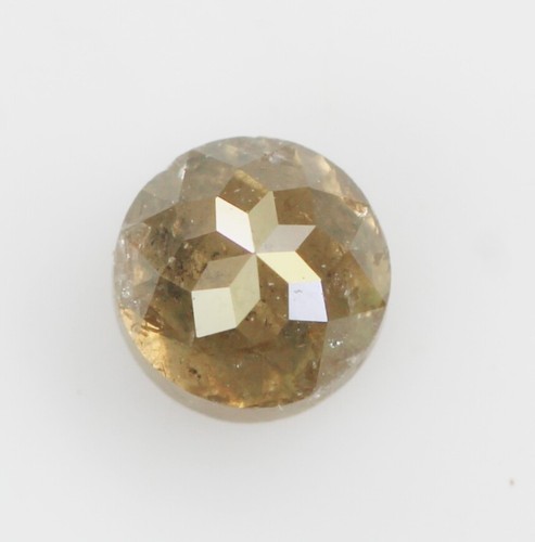 Diamante sfuso naturale 0,51 ct, diamante taglio rosa tondo, diamante rustico 4,0 mm - Foto 5 di 8