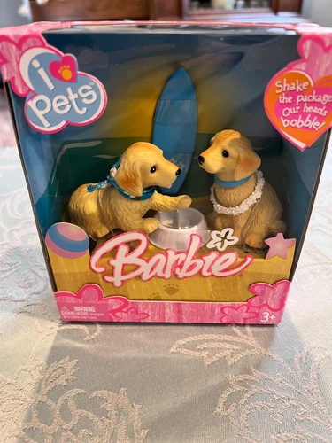 VINTAGE Dogs , Barbie NIB, labs
