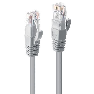 Lindy U/UTP Cat6 RJ45 Patch Cable 2m   Grey