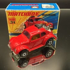 Matchbox Superfast No. 31B Volksdragon "No.VI Lady Bug" Rare w Box EX *MELS*