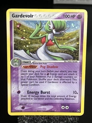 Tarjeta de Pokémon Gardevoir 9/108 Holo - De colección Rara Holo EX Power Keepers - Imagen 1 de 2