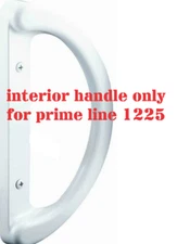 replacement handle C 1225 Sliding Patio door glass Handle WHITE METAL INTERIOR