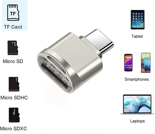 100 Stück Typ C Micro SD TF Kartenleser OTG USB Adapter Konverter für Samsung Posten - Bild 14 von 29