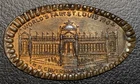 1904 St Louis World's Fair US GOVERNMENT BUILDING Elongated Indian Cent M&D-19