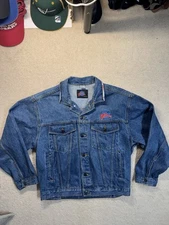 VTG 90’s Planet Hollywood Atlantic City Denim Jacket Embroidered Size L New