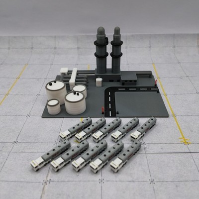 für Herpa Wings 1:500 Fuel Trucks /Depot/ Bundle
