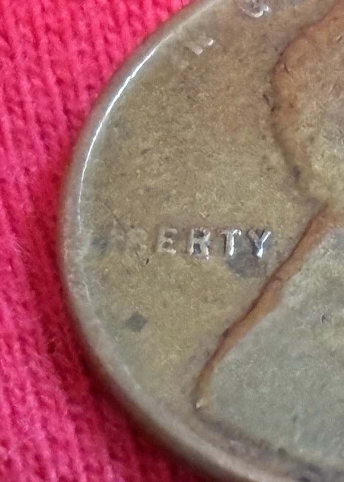 RARE - 1944 LINCOLN “L” ERROR NO MINT MARK - “LIB” WEAK STAMP - Image 3 of 4