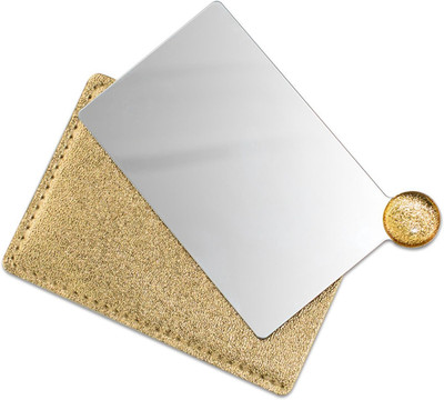 Unbreakable Stainless Steel Makeup Mirrors,Vanity Mirror Small for Purse Handbag