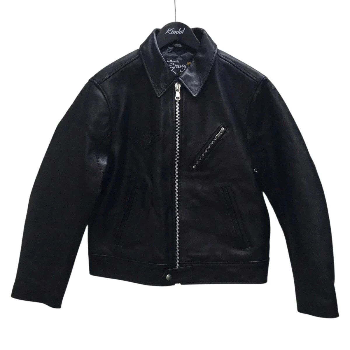 Black Leather Outer Shell Stussy Coats, Jackets & Vests for Men