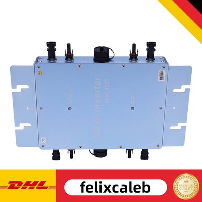 1200W Wasserdichter Netzbinder-Wechselrichter MPPT 22-50V 220V Solar Microinvert