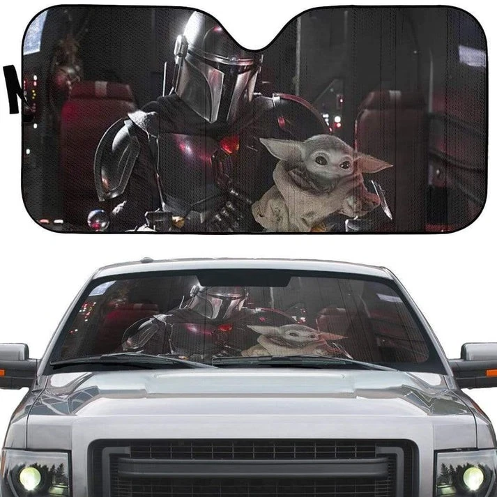 The Mandalorian Car Sun Shades