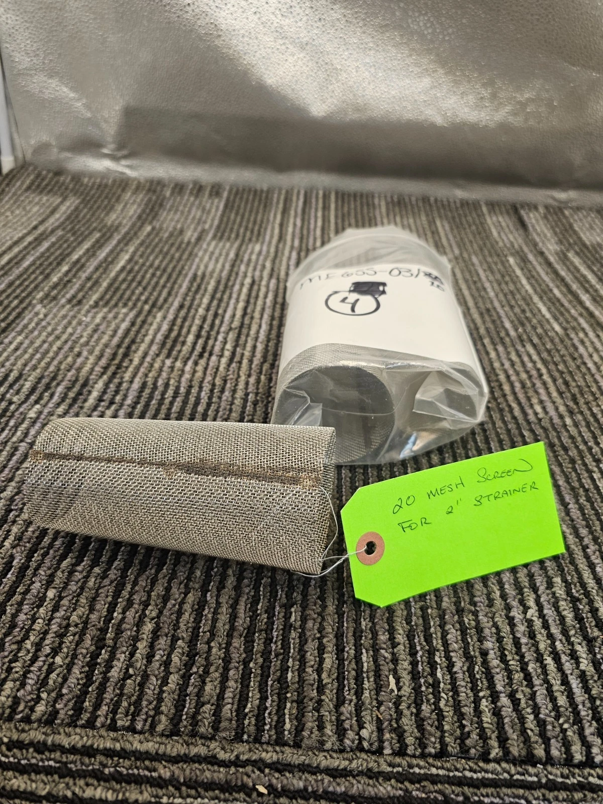 (QTY 4) ME 6SS-03/20: MESH SCREEN FOR 2" STRAINER