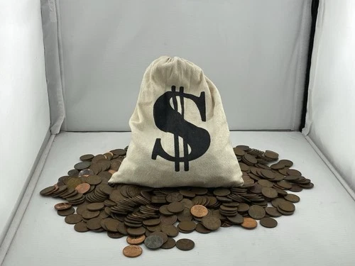 2.5 lb wheat pennies with gift bag
