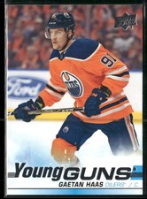 2019-20 Upper Deck Gaetan Haas Young Guns RC #232 Edmonton Oilers