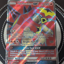 Pokémon Turtonator GX Full Art Ultra Rare Holo SM-Guardians Rising 131/145