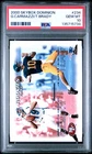 2000 SKYBOX DOMINION #234 GIOVANNI CARMAZZI/TOM BRADY ROOKIE RC PSA 10