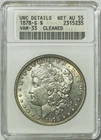1878 S Morgan Silver Dollar Anacs UNC Details AU 55 VAM 33 Soapbox Holder