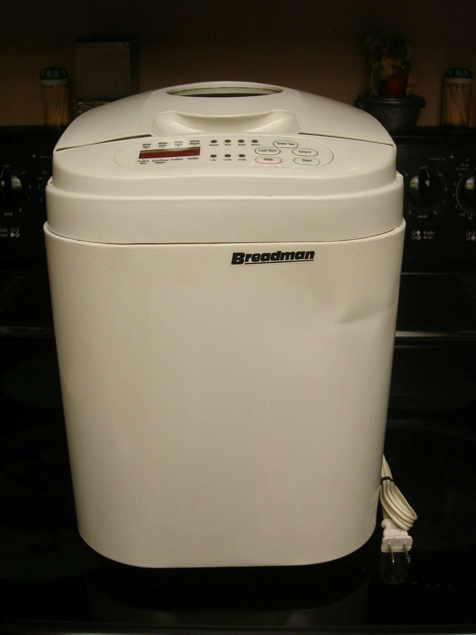 BREADMAN #TR444 DELUXE RAPID 3 LOAF SIZE LARGE CAPACITY BREAD MACHINE