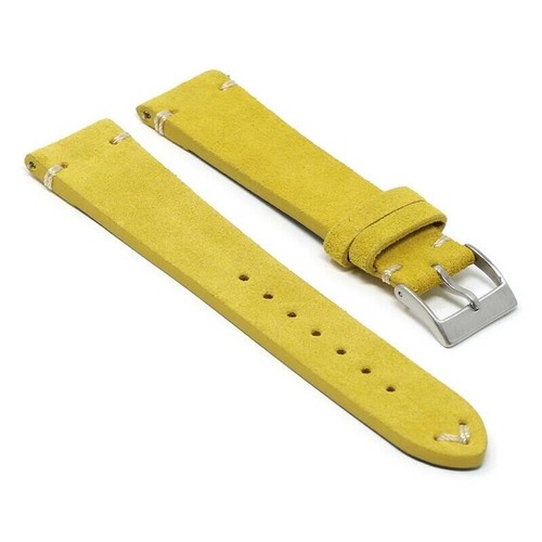 StrapsCo Suede Vintage Hand-Stitched Leather Watch Strap - Extra Long Length - Picture 27 of 37