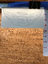 Dale Earnhardt 3 - Vinyl White Outline Transfer Decal - Y7-1.5