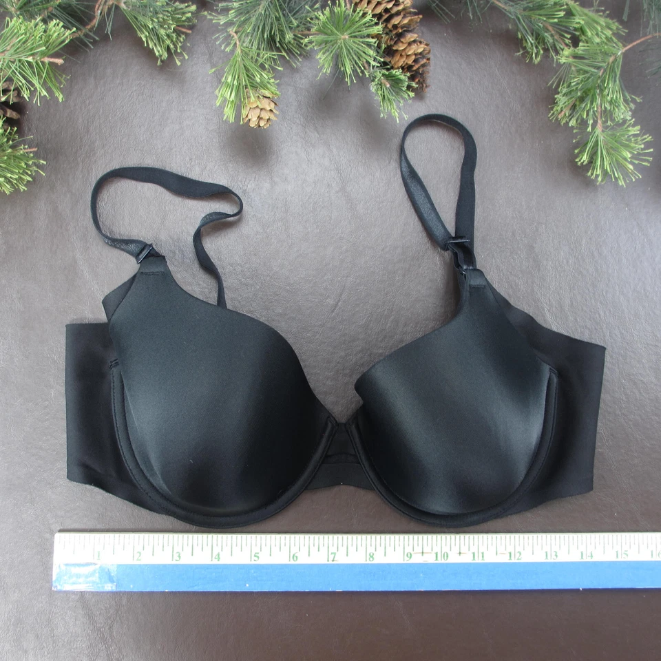Sujetador Warners 36C Negro Sujetador Acolchado Con Aros Cierre Ajustable Espalda Foto 2 de 4