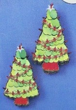 Walco Holiday CHRISTMAS TREE RARE Vintage Sequin Bead Ornament Kit Green 4052