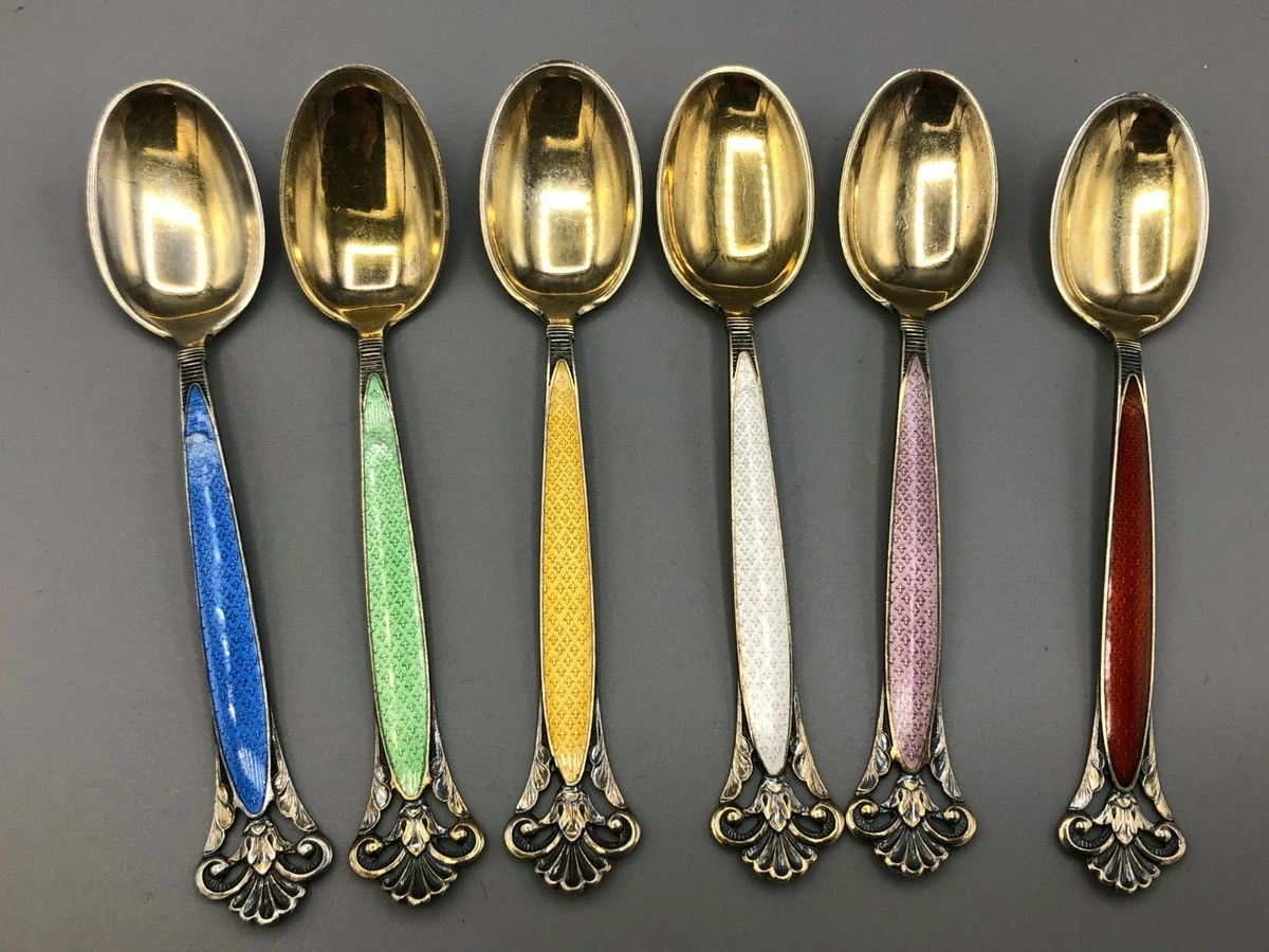 Antique demitasse spoons clearance