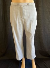 Investments Woman's Pants Gray Formal Straight Fit Size 12 PS