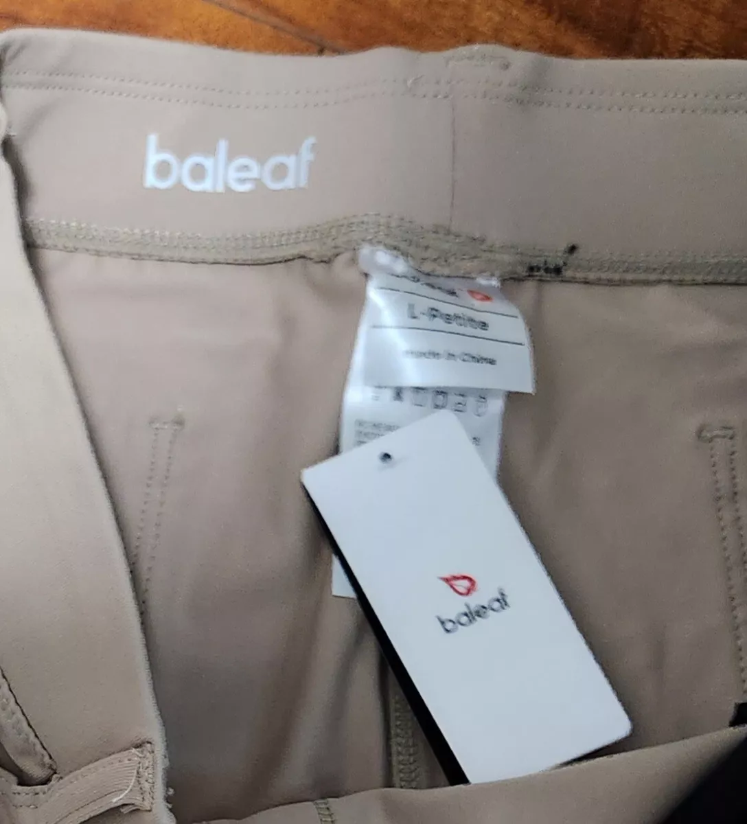 BALEAF Womens Tall Yoga Dress Pants Stretchy Work Slacks Beige