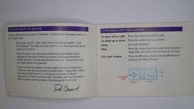 Nintendo Game Manual Notice: Mega Man IV 4  NES-4V-USA English