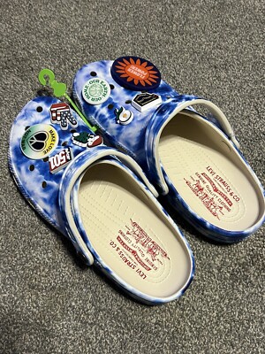 Crocs LEVIS X CROCS CLASSIC CLOG Stucco Size M12 Mens 12 NEW With