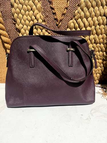 Kate Spade Cedar Street Maise Satchel - Burgundy/Mahogany - Picture 2 of 5
