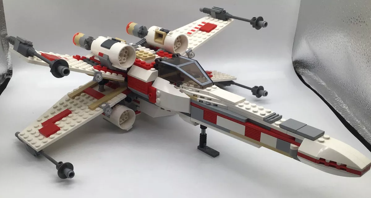 LEGO 6212 Star Wars X-Wing Fighter 100% Complete 6 Figures