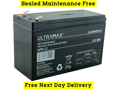 NP9-12 12V 9Ah Ultra Max Bleiakku NP7-12, NP6-12, ES7-12