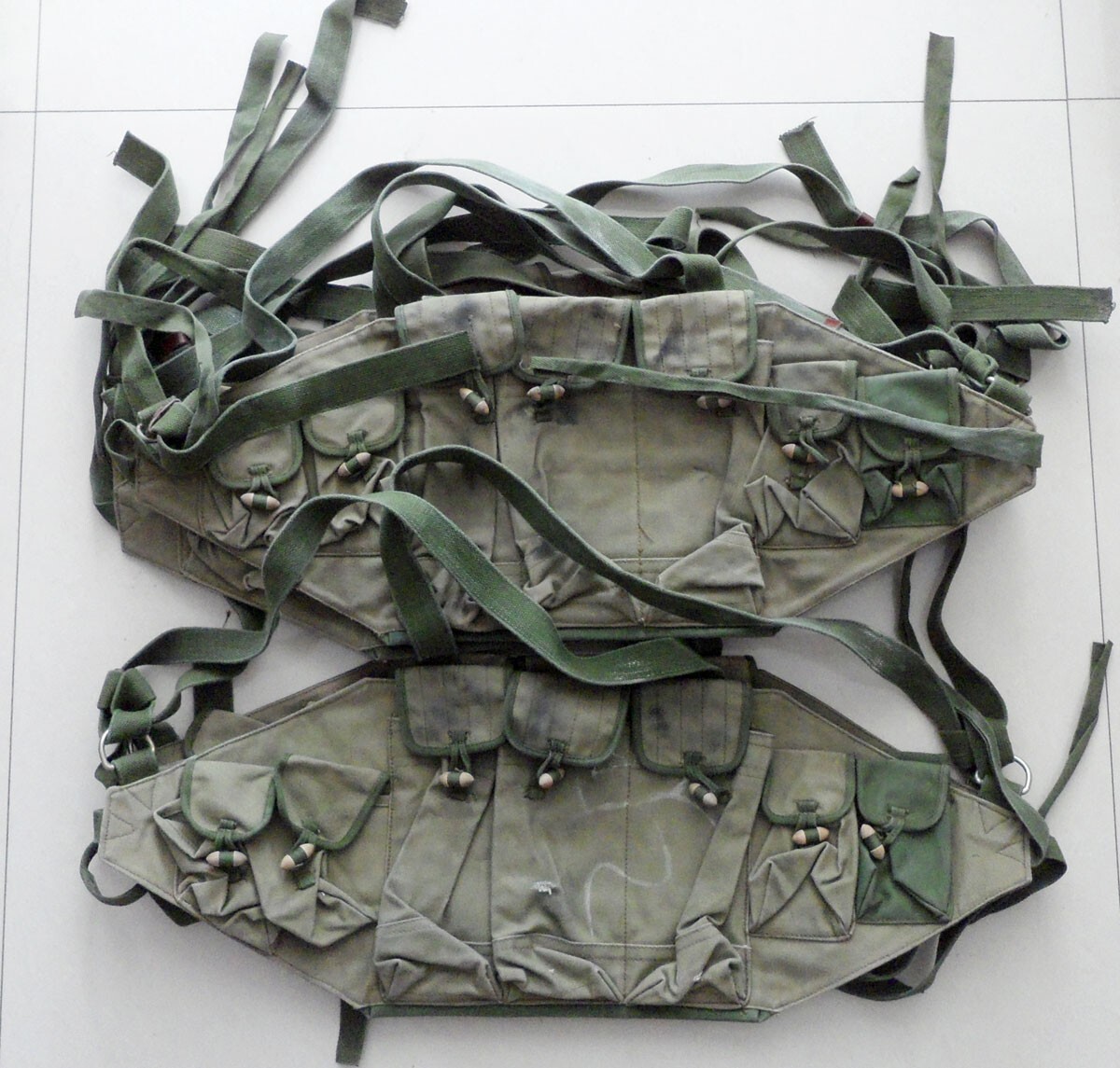 1PC Old Surplus Chinese Army Chicom Type 56 Chest Rig Ammo Pouch Mag ...