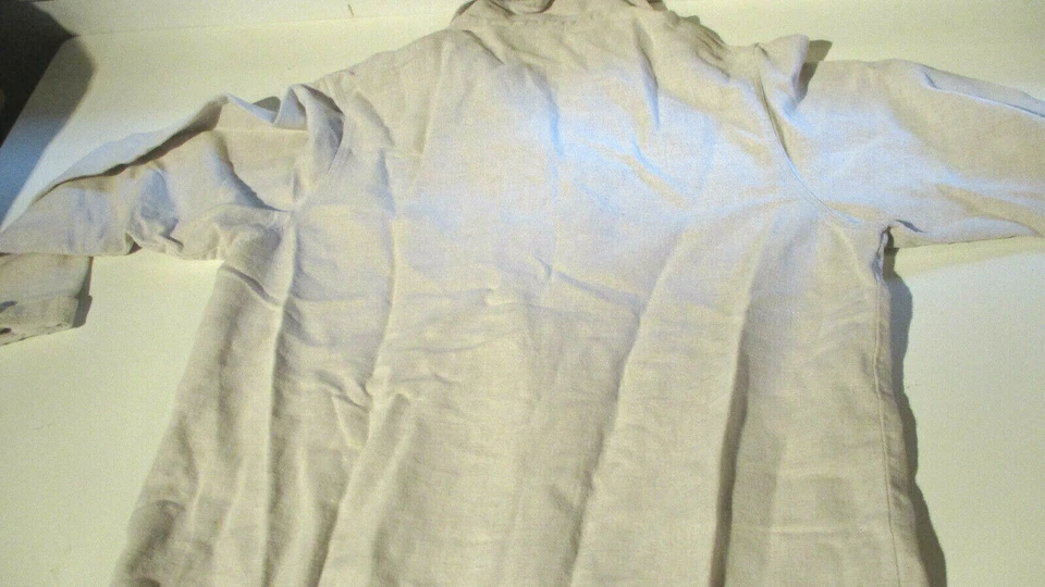 Usado en Excelente Condición Susan Bristol Para Mujer Mezcla de Lino Crema Blazer Traje Chaqueta Talla GRANDE Foto 2 de 2