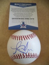 JORGE ALFARO PHILADELPHIA PHILLIES ROOKIE YEAR SIGNED ML BASEBALL BECKETT R07716