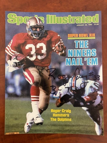 Roger Craig Signed SAN FRANCISCO 49ERS 8x10 Photo