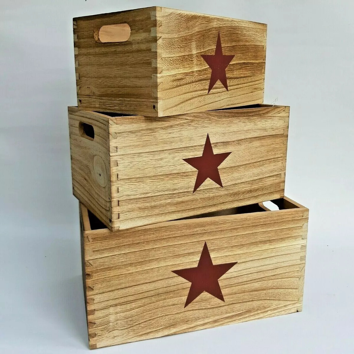 Cajas de almacenaje de madera