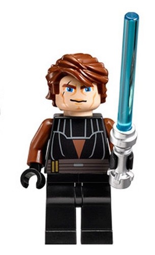 lego star wars anakin skywalker mini figure 7675 7391