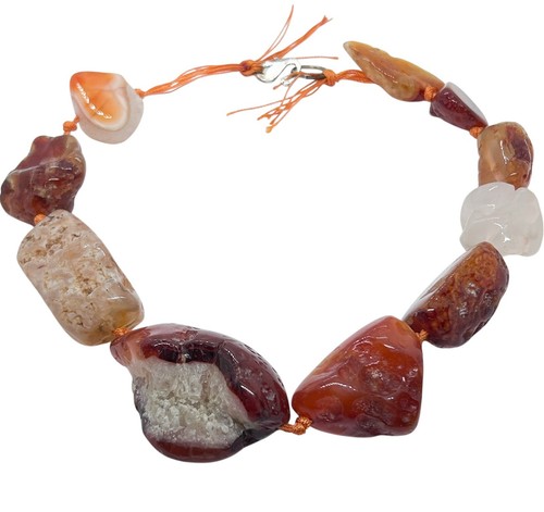 Massive Mexican Fire Opal Specimen Necklace 1170 Carats Natural