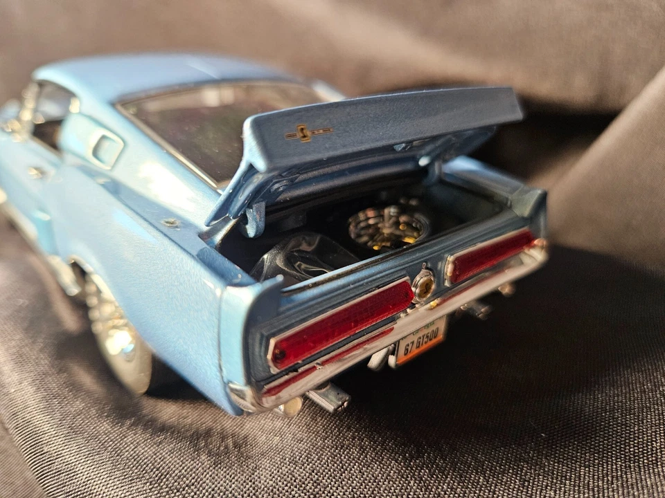 GMP 1967 Ford Shelby GT500 Blue 1:24 Scale Inv. #3954 - Image 4 of 4