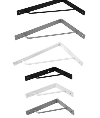 Regalwandwinkel Stahlkonstruktion L-Form Dreieck 180 mm oder 280 mm lang