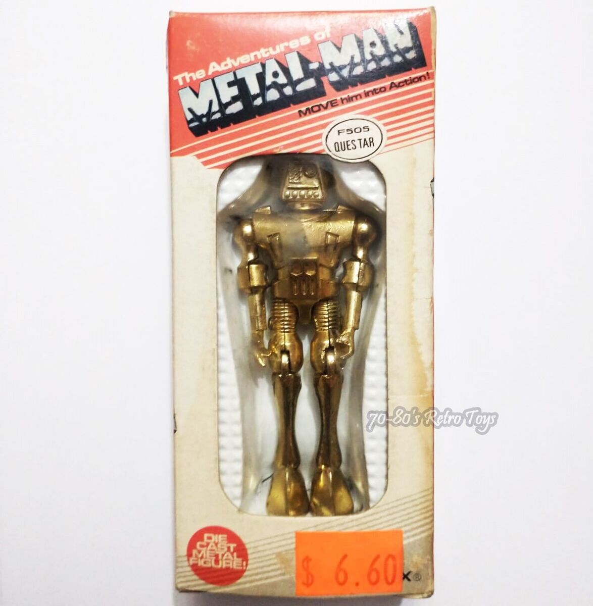 Vintage 1970's Metal Man Zee Toys Zylmex Questar 3.5 Vintage 1970's Metal Man Zee Toys Zylmex Questar 3.5